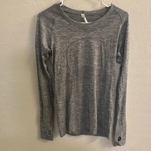 Lululemon Athletica Heathered Gray Top